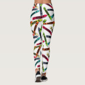 カラーリングのクレヨン、カスタマイズあなたは色のレギンス レギンス (裏面)