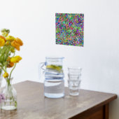 カラーリングや輪 – 落書き 箔ポスター (レイダウン (キッチン))