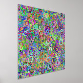 カラーリングや輪 – 落書き 箔ポスター (レイダウン)