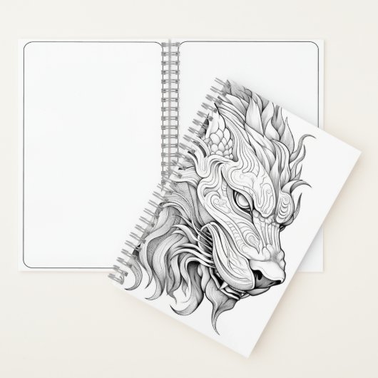 カラーリングアートパッド、ノートブックカバー、スケッチパッド ノートブック (内側)