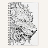 カラーリングアートパッド、ノートブックカバー、スケッチパッド ノートブック (正面)