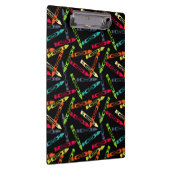 カラーリングクレヨン新学期 クリップボード (右)