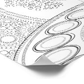 カラーリングツリーオブライフポスター ポスター (角)