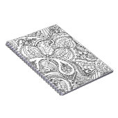 カラーリングフラワーアートニューデザインフローラ美学Fl ノートブック (右側)