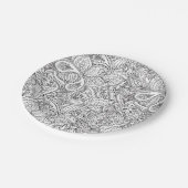 カラーリングフラワーアートニューデザインフローラ美学Fl ペーパープレート (アングル)