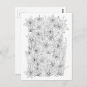 カラーリングブックスタイル ポストカード (正面/裏面)