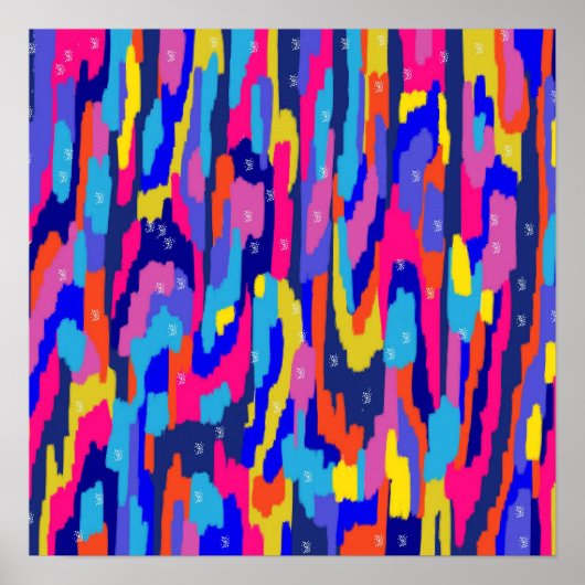 カラーリングブック抽象芸術アート ポスター (正面)