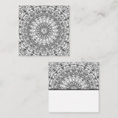 カラーリングブック、カラーリングブックのアンチストレス スクエア名刺 (正面/裏面)