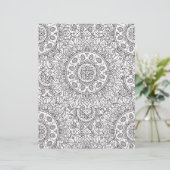 カラーリングページイースタン抽象芸術スクラップブック紙 (スタンド正面)