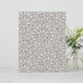 カラーリングページサマーガーデンスクラップブック紙 (スタンド正面)