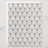 カラーリングページシングル花びらスクラップブック紙 (正面/裏面)