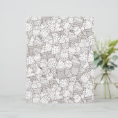 カラーリングページデザートGaloreスクラップブック紙 (スタンド正面)