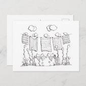 カラーリングページポストカード シーズンポストカード (正面/裏面)