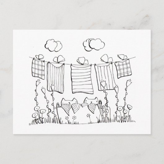 カラーリングページポストカード シーズンポストカード (正面)