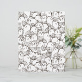 カラーリングページモーニングチャープスクラップブック紙 (スタンド正面)