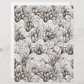 カラーリングページループ&クリキューススクラップブック紙 (正面/裏面)