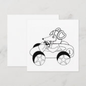 カラーリングページレーサーラット (正面/裏面)