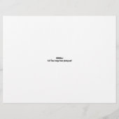 カラーリングページ – しっぽをファンデッドにした孔雀 (裏面)