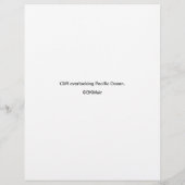 カラーリングページ – Century Plant over海 (裏面)