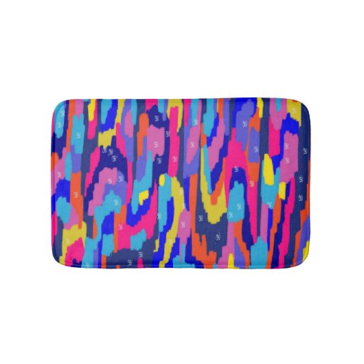 カラーリングボックス抽象芸術 バスマット (正面)