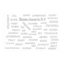 カラーリングポスター36x24ユニセックスと名前