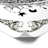 カラーリングポスター「ミセス・ディーのハミングバード・ネクター」 ポスター (角)