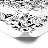 カラーリングポスター「ミセス・ディーの魚鉢」 ポスター (角)