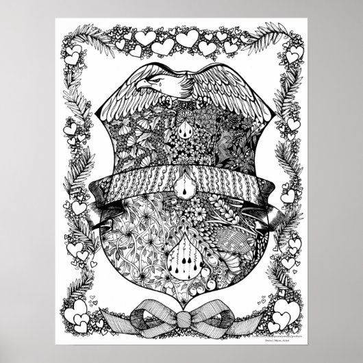 カラーリングポスター「職務内」 ポスター (正面)