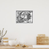 カラーリングポスター「MrsDee's Mondance」 ポスター (キッチン)