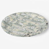 カラーリング・イン・ライン・スケッチ・アート ペーパープレート (アングル)