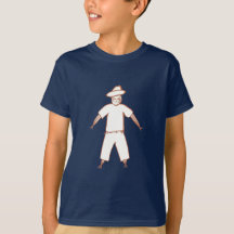 カラーリングTシャツ - かかし ハロウィンTシャツ