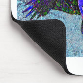 カラーレイヴンオンブルー マウスパッド (コーナー)