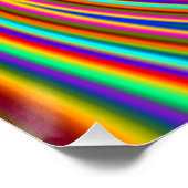 カラーレイ渦巻きレインボポスター ポスター (コーナー)