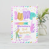 カラーレトロジャンプ遊及び誕生日招待状 招待状 (スタンド正面)