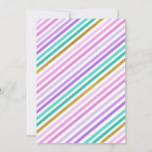 カラーレトロジャンプ遊及び誕生日招待状 招待状 (裏面)