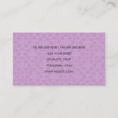 カラーレースの名刺 名刺 (裏面)