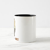 カラーロゴの昆虫学者 ツートーンマグカップ (中央)