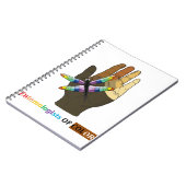 カラーロゴの昆虫学者 ノートブック (左側)