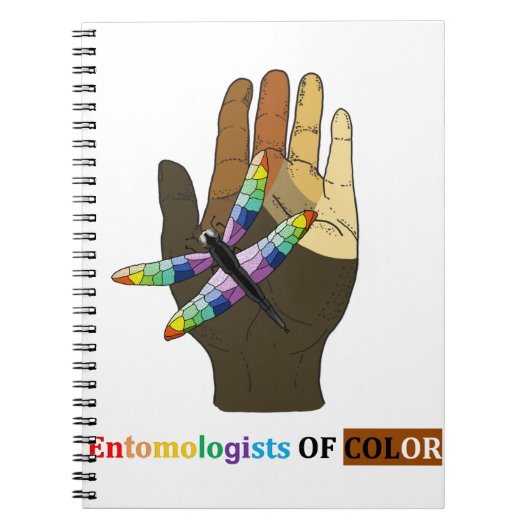 カラーロゴの昆虫学者 ノートブック (正面)