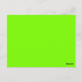 カラーローングリーン ポストカード (裏面)