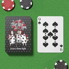 カラーヴィンテージイラストレーションAliceカード トランプ