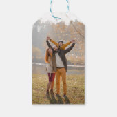 カラーヴィンテージサンタクリスマス ギフトタグ (裏面)