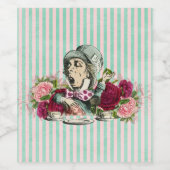 カラーヴィンテージワンダーランド不機嫌ハッター ワインラベル (シングルラベル)