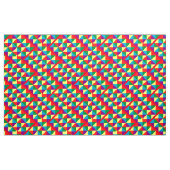 カラー三角形パターン ファブリック (ヤード)