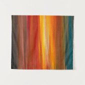 カラー中毒サンセット鏡（垂直）テースト タペストリー (正面(横))