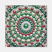 カラー付きイタリアンマグネットデザイン マグネット (正面)