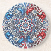 カラー付きコースターフランスのデザイン コースター (正面)