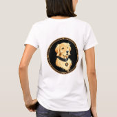 カラー付きゴールデンリトエレガントリーバ Tシャツ (裏面)