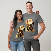 カラー付きゴールデンリトエレガントリーバ Tシャツ (ユニセックス)