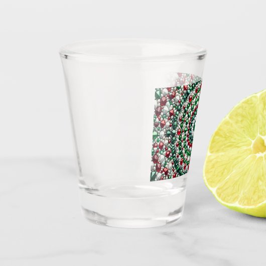 カラー付きショットガイタリアンラス ショットグラス (左)